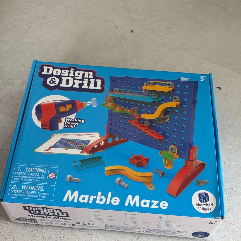 Design & Drill Marble Maze Toy